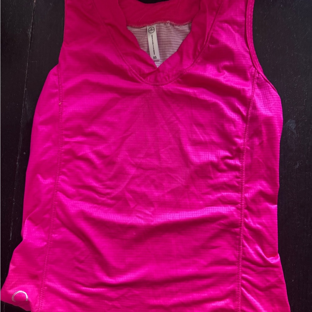 Vibrant Pink Sleeveless Tank Top